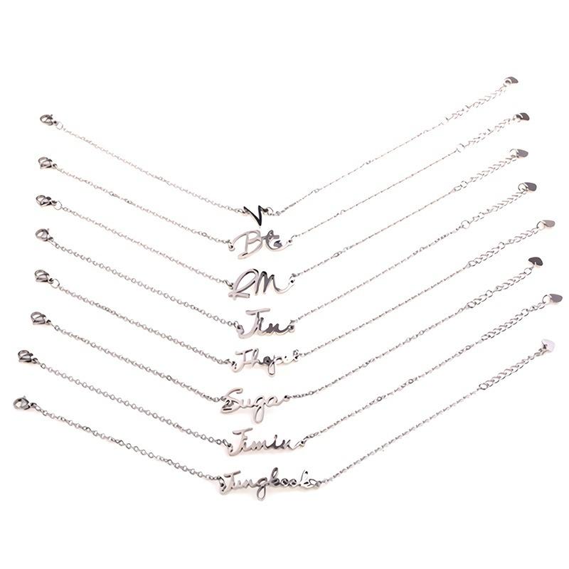 Bracelet en argent BTS - BEST KPOP SHOP
