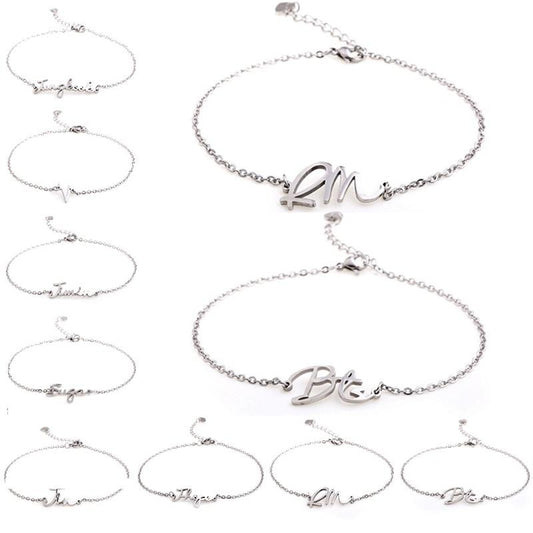 Bracelet en argent BTS - BEST KPOP SHOP