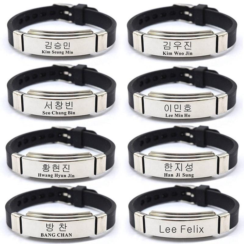 Bracelets Stray Kids en acier inoxydable - BEST KPOP SHOP
