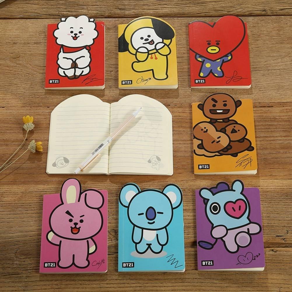 Journal intime BT21 - BEST KPOP SHOP