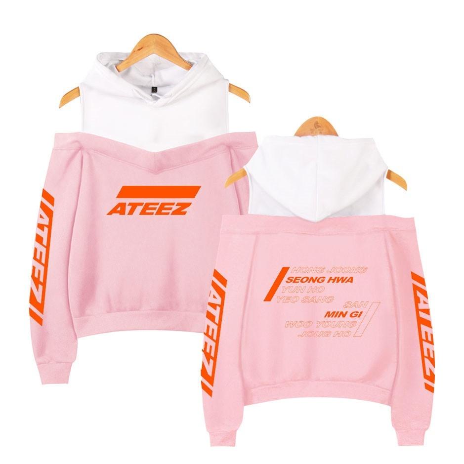 Sweatshirts épaule nu Ateez - BEST KPOP SHOP