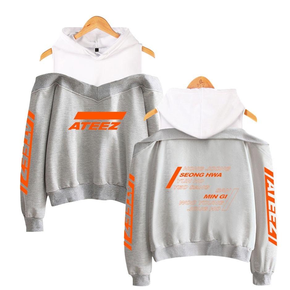 Sweatshirts épaule nu Ateez - BEST KPOP SHOP