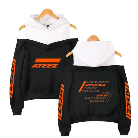 Sweatshirts épaule nu Ateez - BEST KPOP SHOP