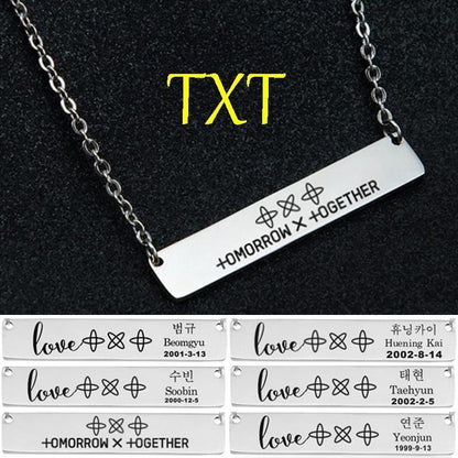 Collier TXT - BEST KPOP SHOP