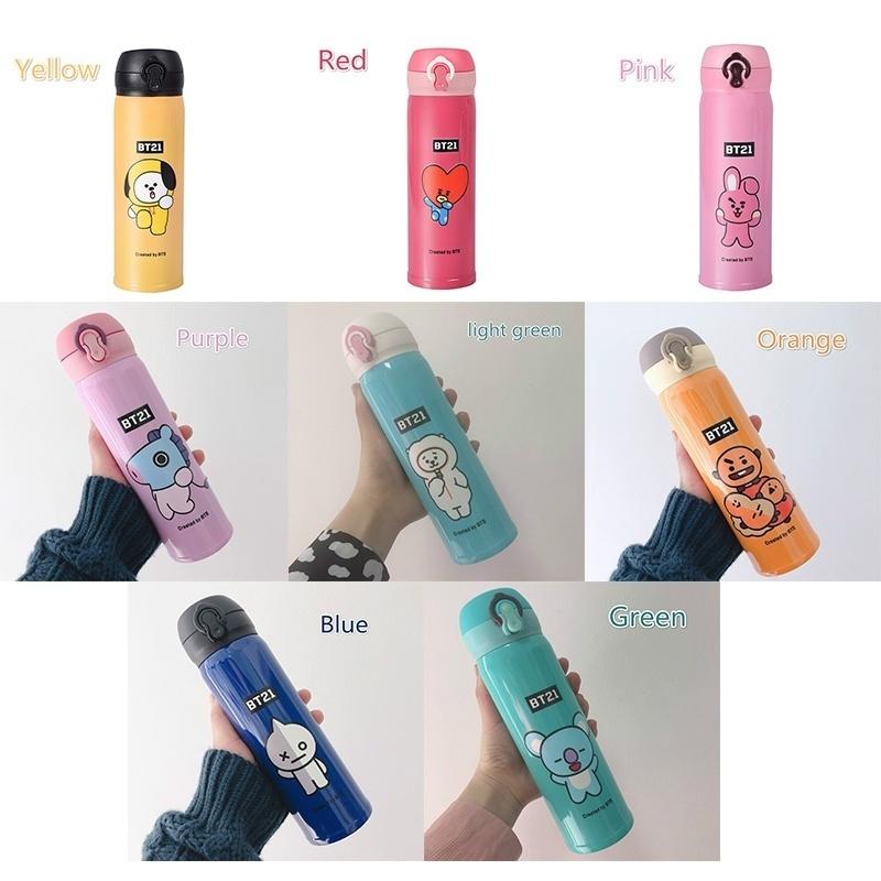 Gourde isotherme en acier inoxydable BT21 - BEST KPOP SHOP