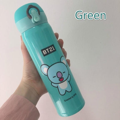 Gourde isotherme en acier inoxydable BT21 - BEST KPOP SHOP