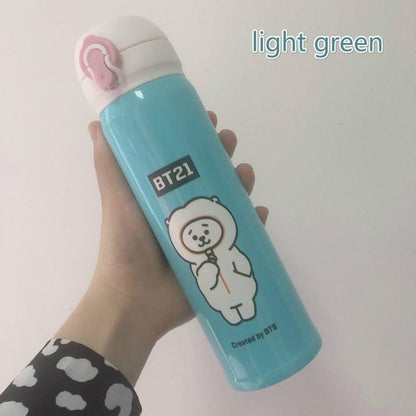 Gourde isotherme en acier inoxydable BT21 - BEST KPOP SHOP