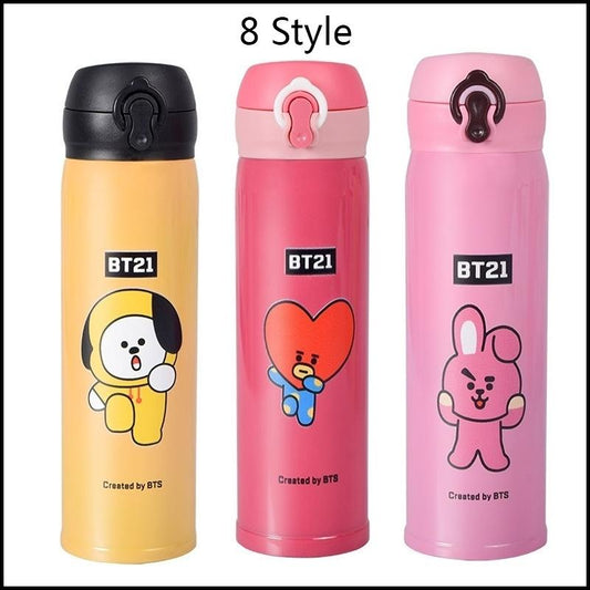Gourde isotherme en acier inoxydable BT21 - BEST KPOP SHOP