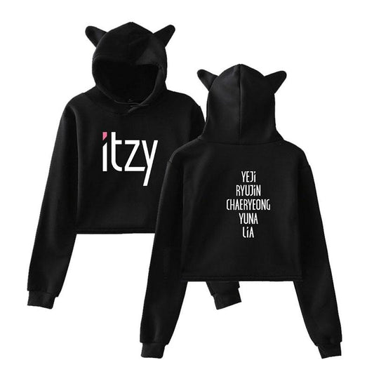 Sweatshirts oreille de chat ITZY - BEST KPOP SHOP