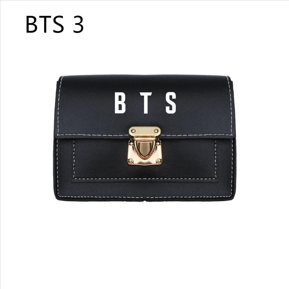 Sac à Bandoulière K-pop – Motif Groupe Coréen – Toile 14,5x21,5 Cm – Lavable – Cadeau Fan