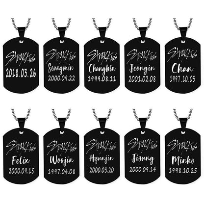 Pendentif et chaîne Stray Kids - BEST KPOP SHOP