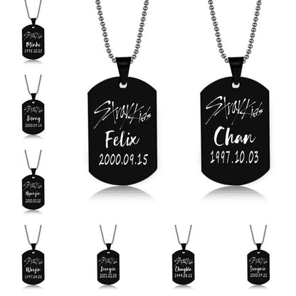 Pendentif et chaîne Stray Kids - BEST KPOP SHOP