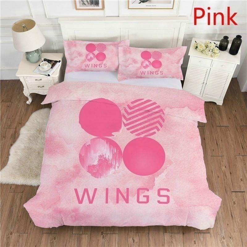 Housse de couette avec taie d'oreiller BTS - BEST KPOP SHOP