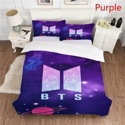 Housse de couette avec taie d'oreiller BTS - BEST KPOP SHOP