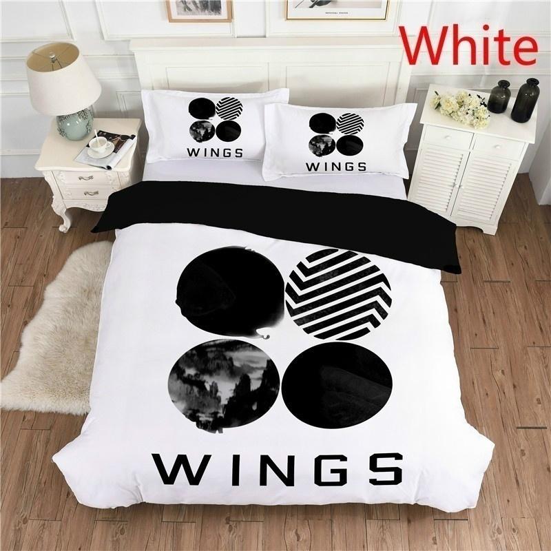Housse de couette avec taie d'oreiller BTS - BEST KPOP SHOP