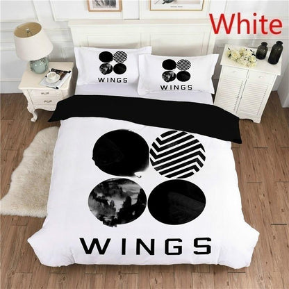 Housse de couette avec taie d'oreiller BTS - BEST KPOP SHOP