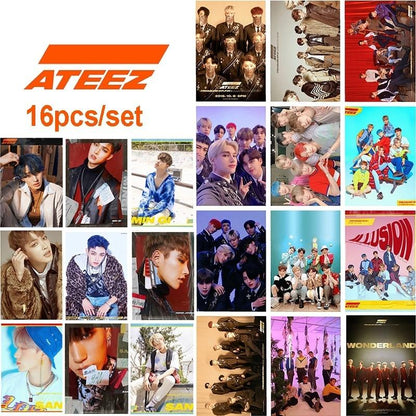 Photocards Ateez 16 Pièces - BEST KPOP SHOP