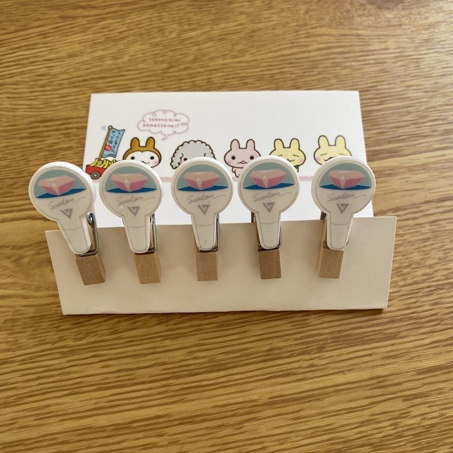 Petites pinces pour accrocher des Photocards en forme BTS/ BLACKPINK/ EXO/ GOT7/ TWICE/ TXT/ IZONE/ NCT - BEST KPOP SHOP