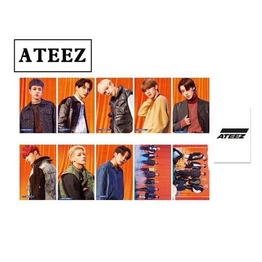 10 PHOTOCARDS ATEEZ - BEST KPOP SHOP