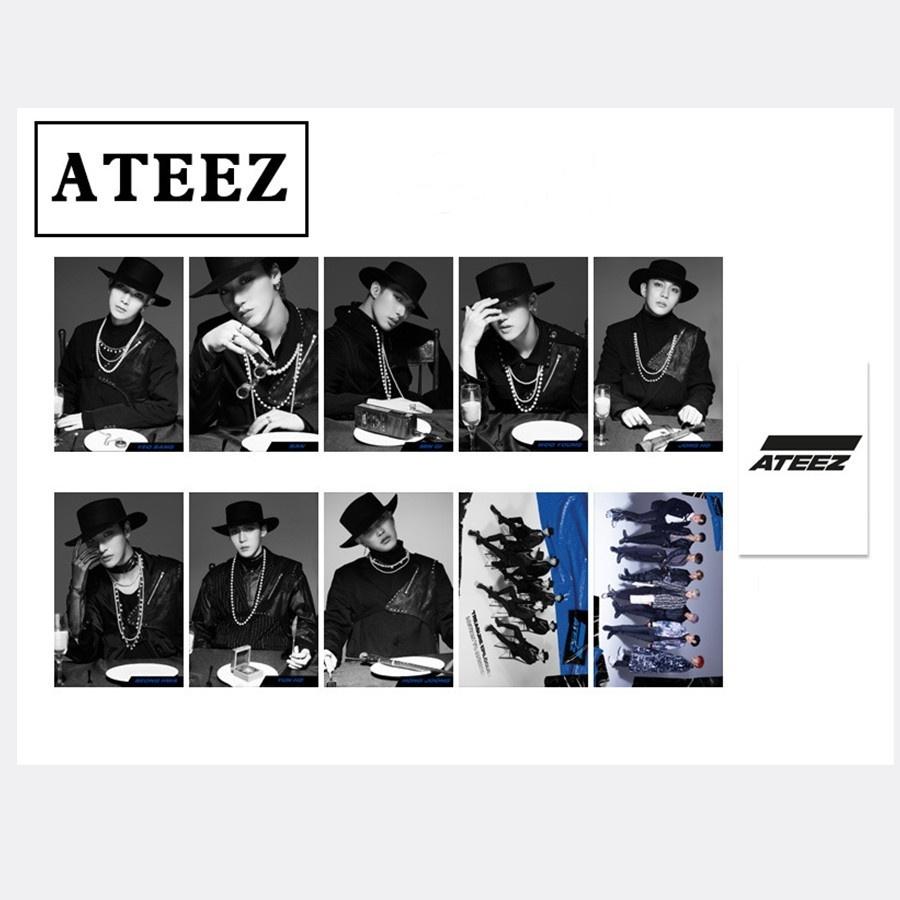 10 PHOTOCARDS ATEEZ - BEST KPOP SHOP