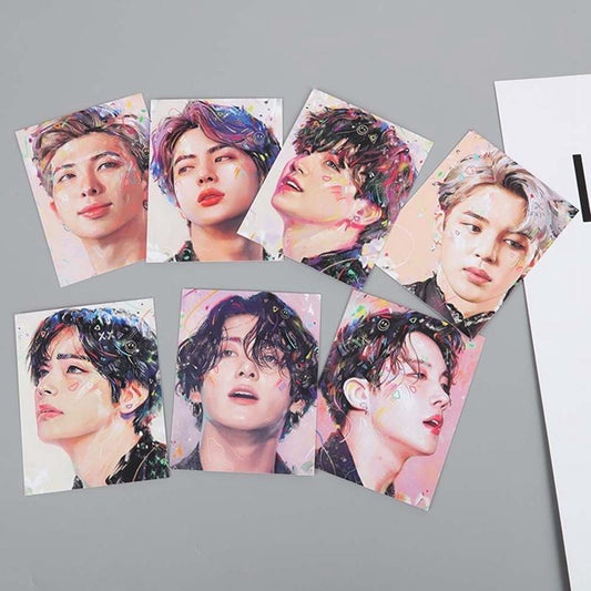 Photocards BTS 7pièces - BEST KPOP SHOP