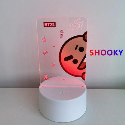 BT21 LED veilleuse - BEST KPOP SHOP