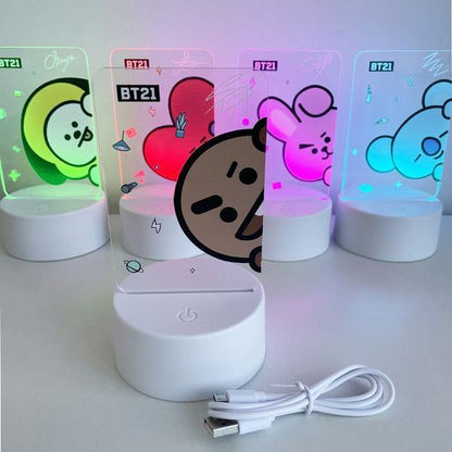 BT21 LED veilleuse - BEST KPOP SHOP