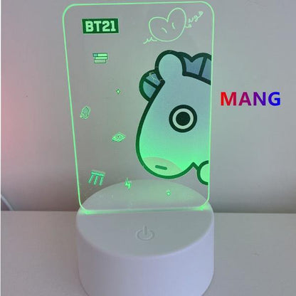 BT21 LED veilleuse - BEST KPOP SHOP