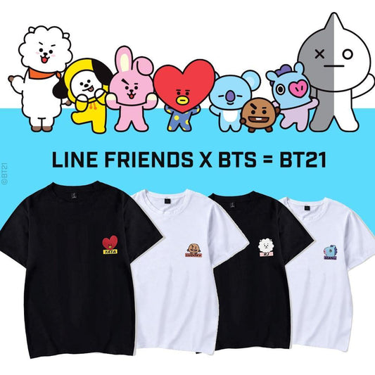 T-shirt BT21 - BEST KPOP SHOP
