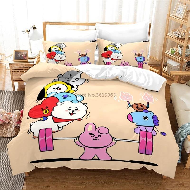 Parure de lit BT21 - BEST KPOP SHOP