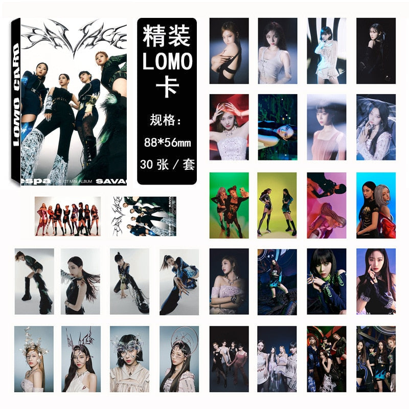 30 Photocards Aespa