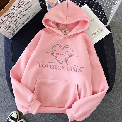 Sweatshirt Lovesick Girls - BEST KPOP SHOP