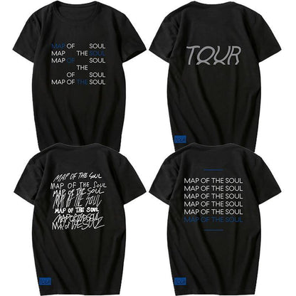 T-shirt Map of the Soul 7 Tour - BEST KPOP SHOP