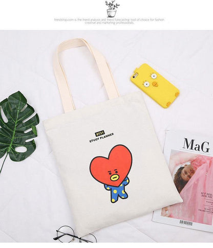 Tote Bags BT21 - BEST KPOP SHOP