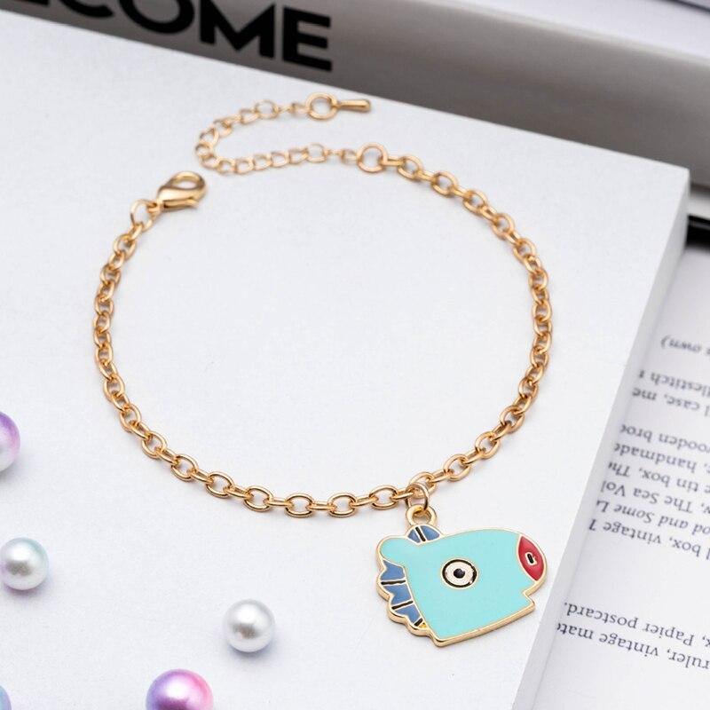 Bracelet BT21 GOLD - BEST KPOP SHOP