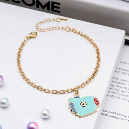 Bracelet BT21 GOLD - BEST KPOP SHOP