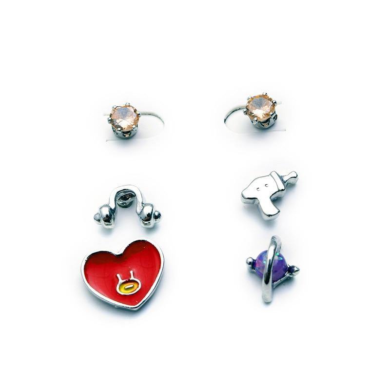 Boucles d'oreilles BT21 - BEST KPOP SHOP