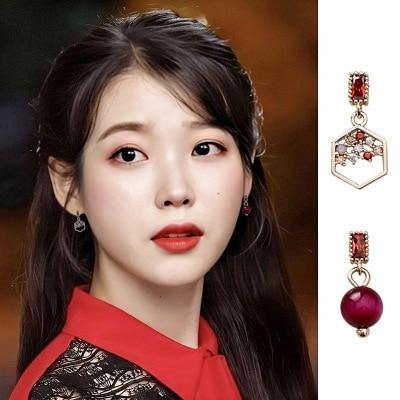 Boucles d'oreilles DEL LUNA Hotel Iu - BEST KPOP SHOP