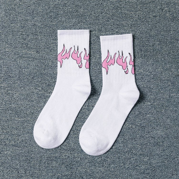 Chaussettes flammes