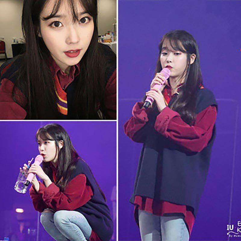 Chemise + Sweat Oversize IU - BEST KPOP SHOP