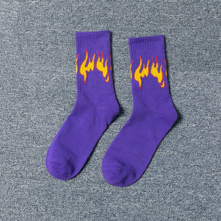 Chaussettes flammes