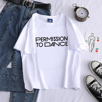 T-shirt Permission To Dance BTS - BEST KPOP SHOP