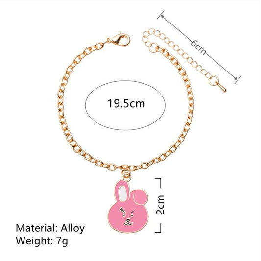 Bracelet BT21 GOLD - BEST KPOP SHOP