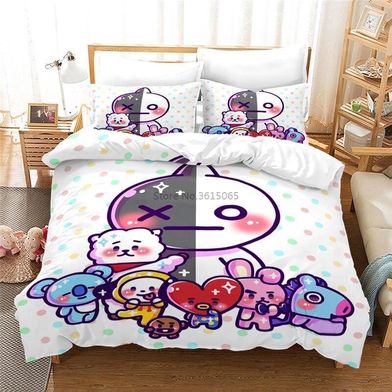 Parure de lit BT21 - BEST KPOP SHOP