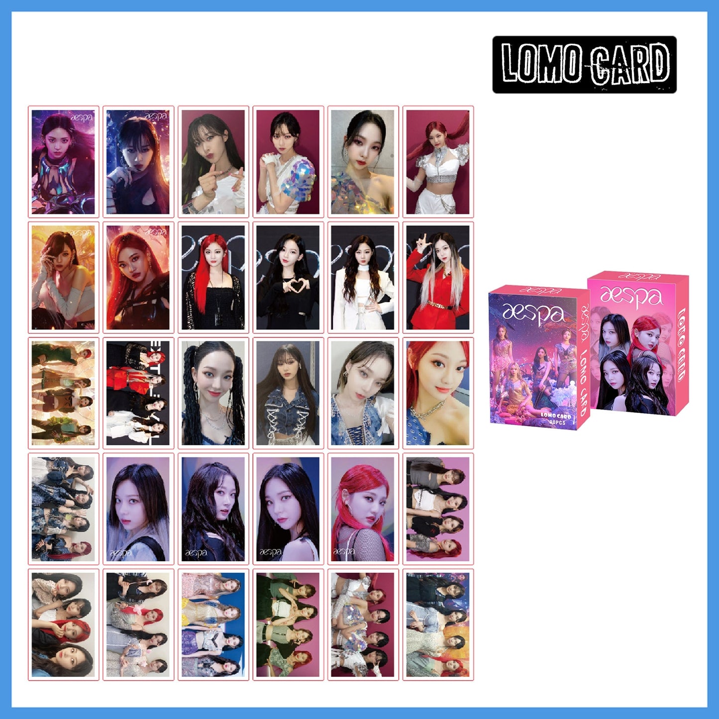 30 Photocards Aespa