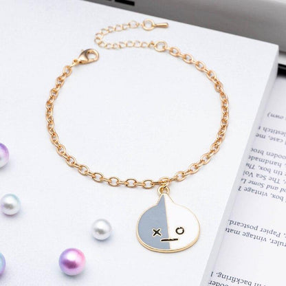 Bracelet BT21 GOLD - BEST KPOP SHOP