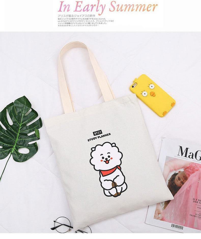 Tote Bags BT21 - BEST KPOP SHOP