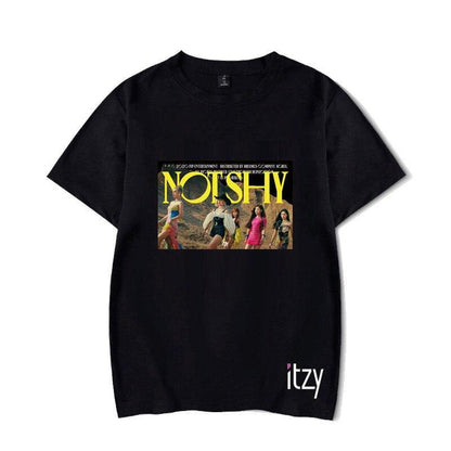 T-shirt ITZY NOT SHY - BEST KPOP SHOP