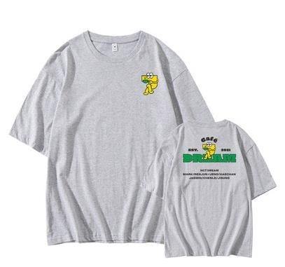 NCT DREAM same all member names printing o neck dropped shoulder sleeve t shirt for summer kpop unisex fashion t-shirt - BEST KPOP SHOP