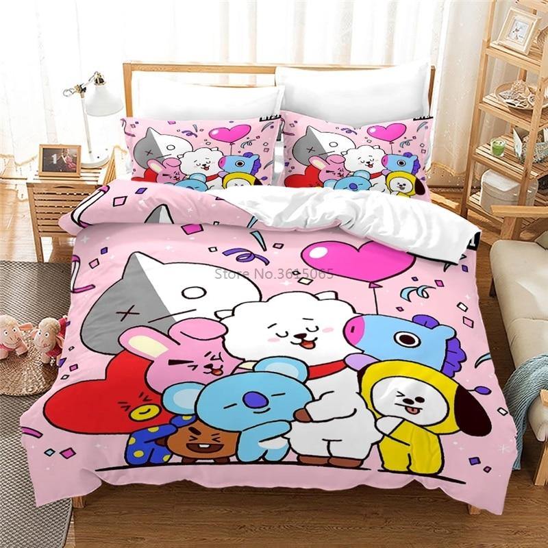 Parure de lit BT21 - BEST KPOP SHOP